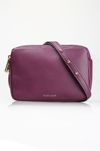 purple cross body bag