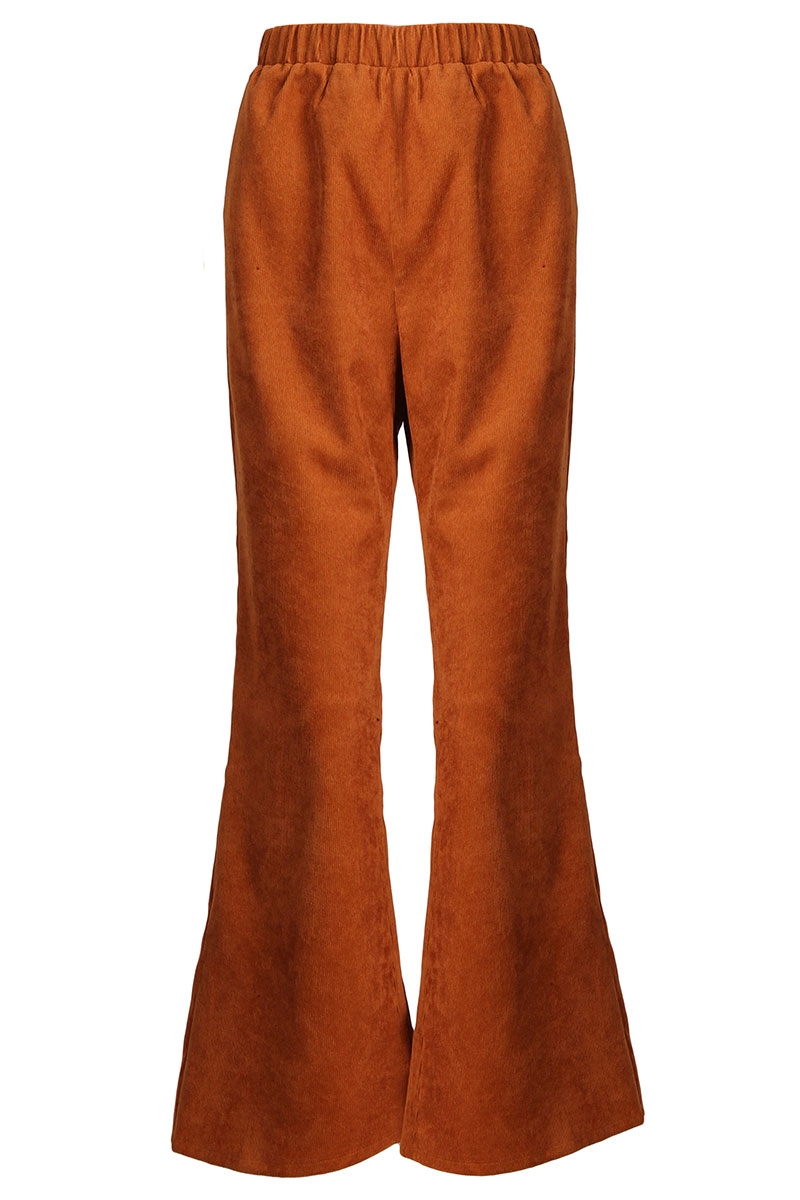 corduroy pants with elastic waistband