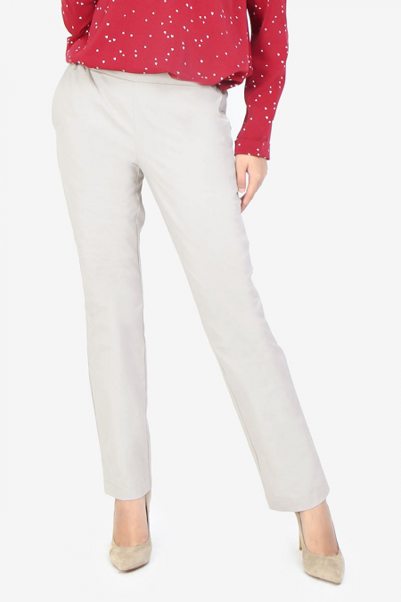 Zaelin The Pull-on Tapered Pants - Rice