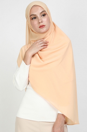 Aida XL Chiffon Tudung Headscarf - Desert Mist