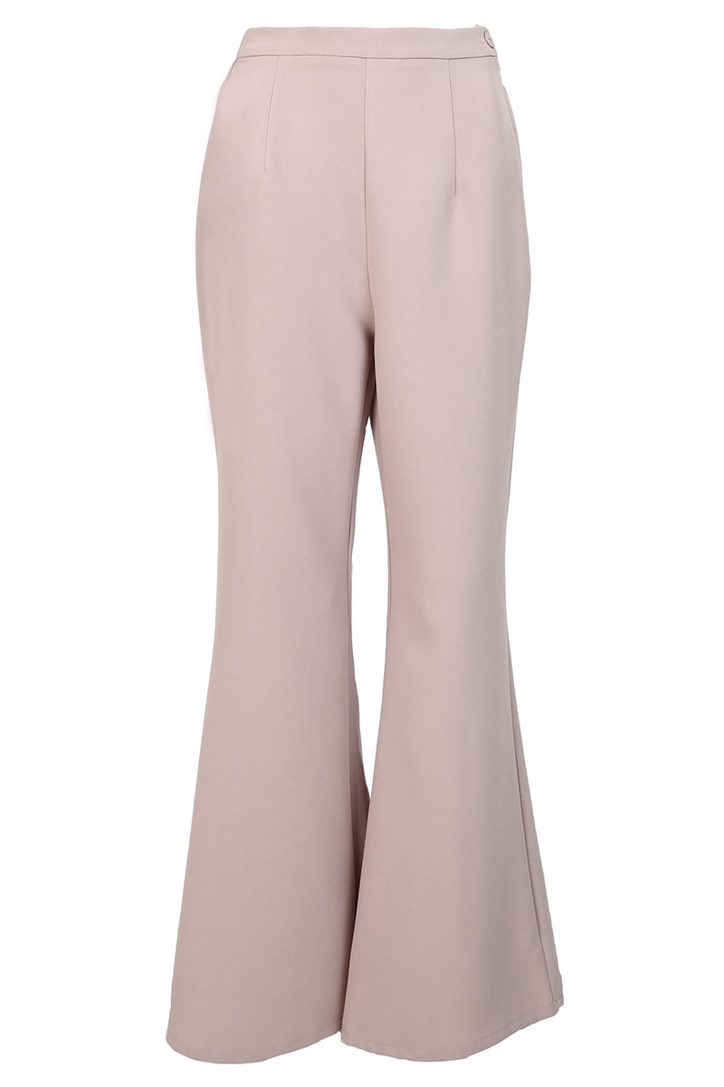 Malenda Bell Bottom Pants Fawn Poplook Com