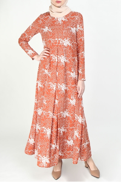 jubah pleated