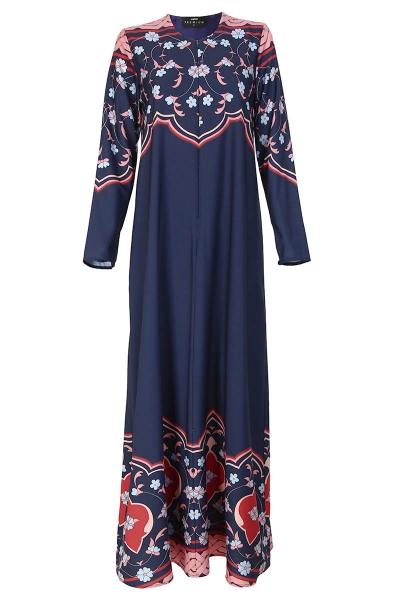 Khaly Zip-Front Maxi Dress