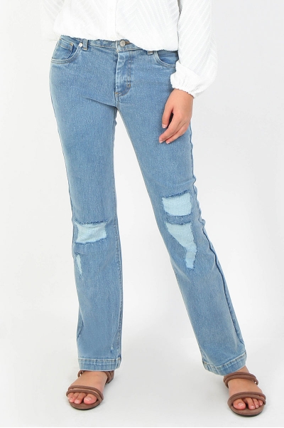 COTTON Dunyia Bootcut Jeans