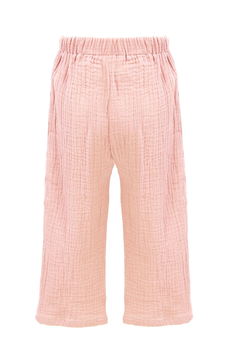 KIDS Zuhal Tapered Pants - Coral Cloud - Poplook.com