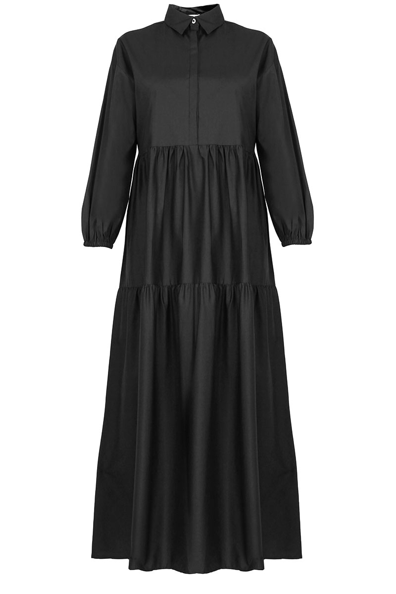 Nataya Gathered Tier Maxi Dress