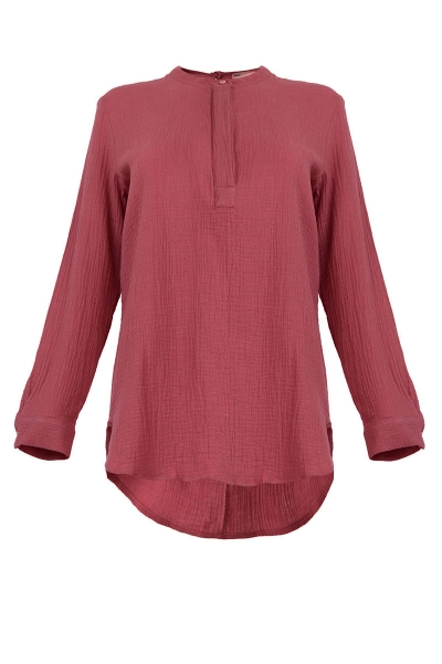 Haidence The Henley Popover Blouse
