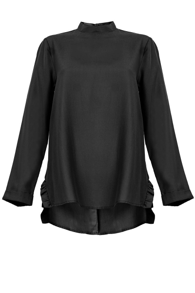 Lucia Flared High Neck Blouse