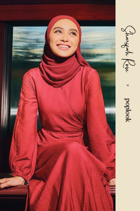Solas Kimono Style Maxi Dress - Scarlet Red