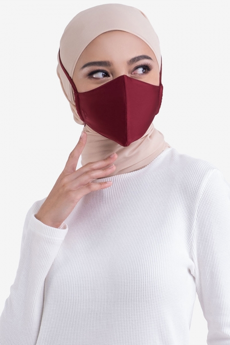 Lexsia Face Mask - Maroon