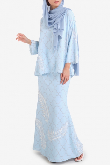 Nipah Blouse & Skirt - Dream Blue