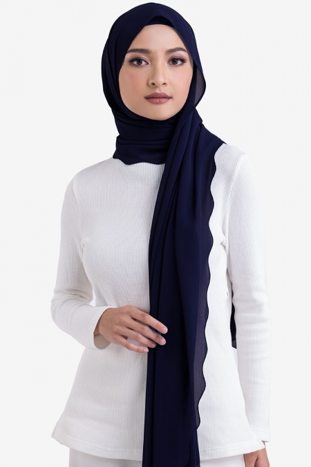 Maevery Scallop Headscarf - Eclipse