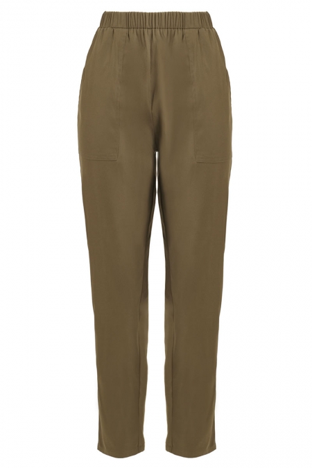 Calvyn Tapered Pants - Safari Green