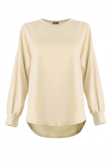 Kirsi Drop Shoulder Sweater - Wheat