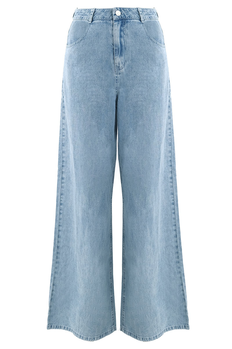 COTTON Melrose Wide Legged Jeans