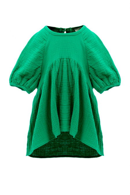 KIDS Shiyah Raglan Sleeve Blouse - Jade Green