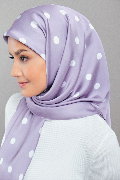 Andie Satin Printed Square Headscarf