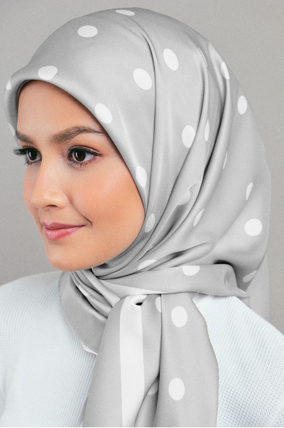 Andie Satin Printed Square Headscarf