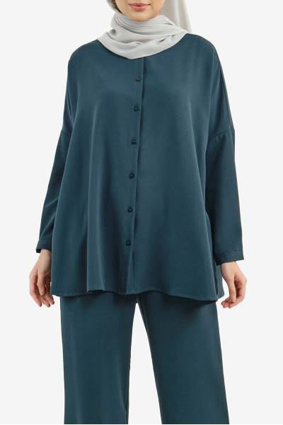 Malina Front Button Blouse