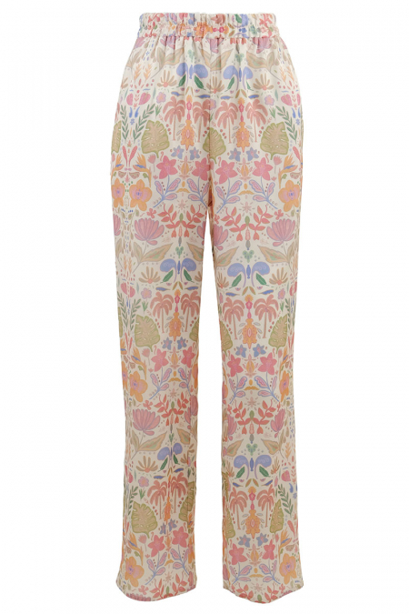 Kemboja Tapered Pants - Mirro Print