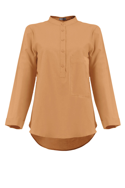 Arshiya Henley Button Blouse