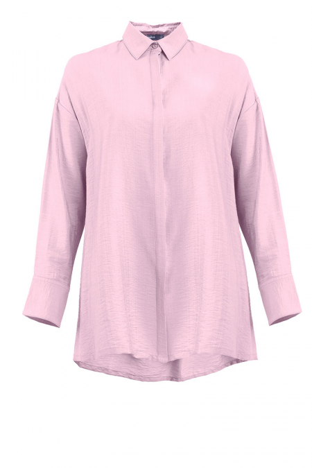 Sumeya Front Button Shirt -  Carnation Pink
