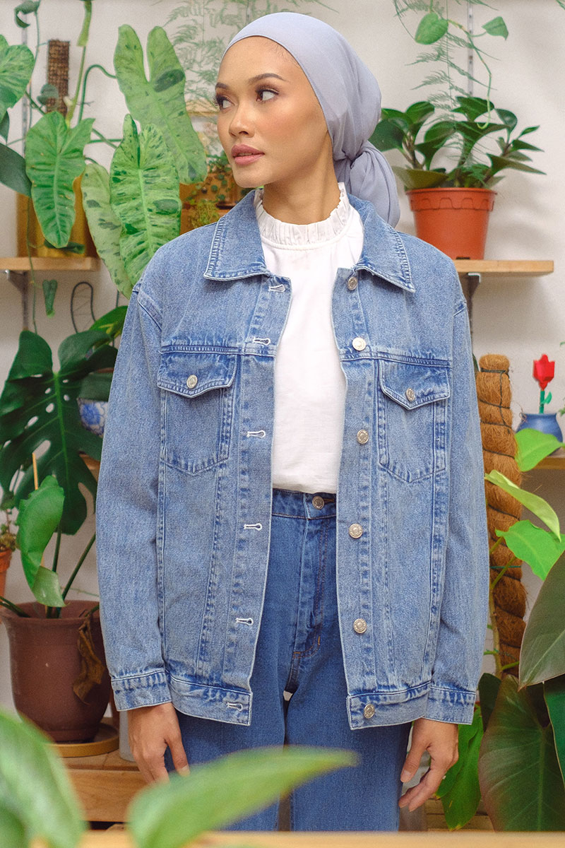 Denim on sale jacket cotton