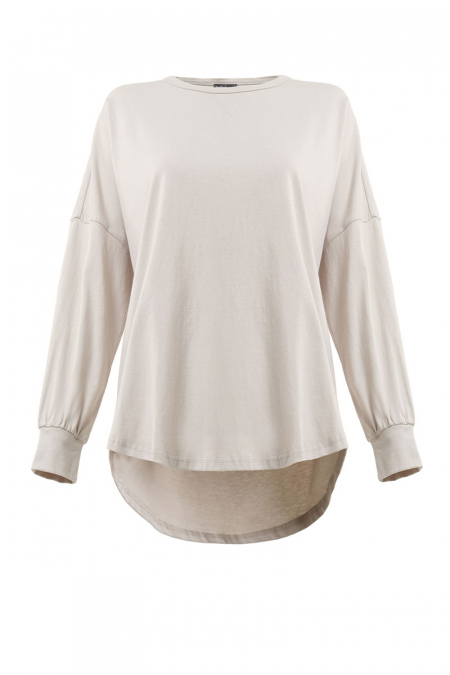 Kirsi Drop Shoulder Sweater - Moon Grey