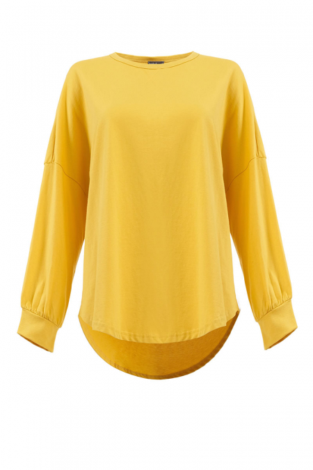 Kirsi Drop Shoulder Sweater - Mustard