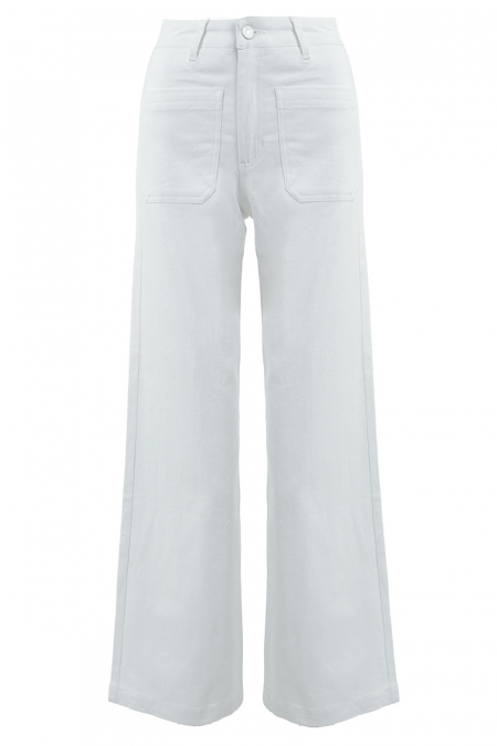 COTTON Maisha Straight Cut Jeans 2.0 - Off White