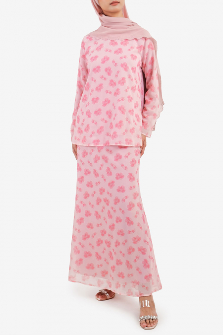 Salma Blouse & Skirt - Pink Blossom