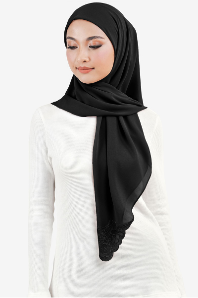 Safia Square Chiffon Headscarf