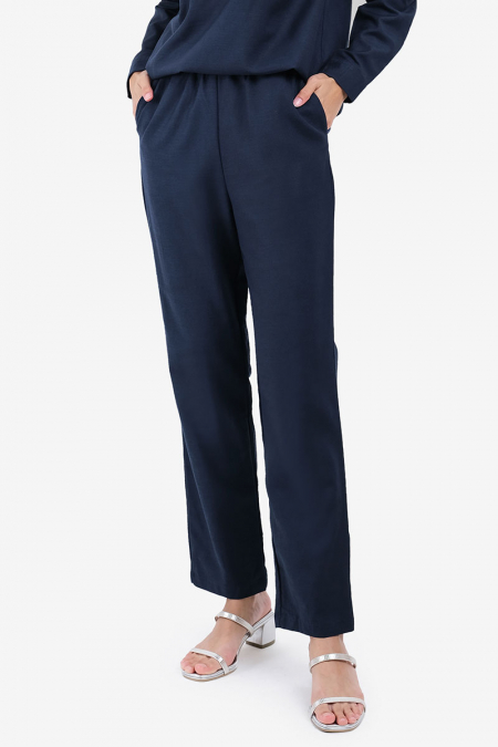 Shafia Tapered Pants - French Navy