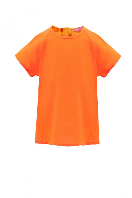 KIDS Sayla Raglan Sleeve Blouse - Tangerine