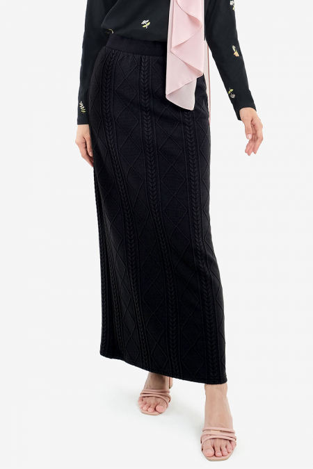 PRE-ORDER Keiry Pencil Skirt - Black