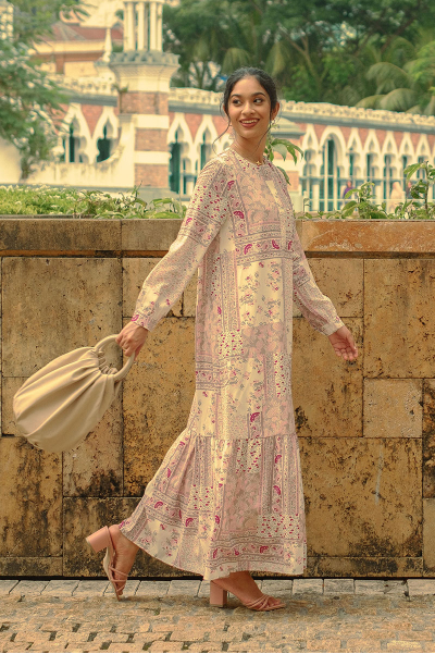 Helema Gathered Hem Dress