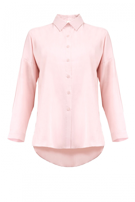 Pyper Front Button Shirt - Soft Pink