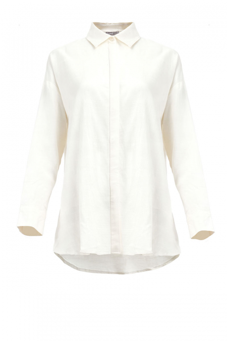 Osenna Front Button Shirt - Off White