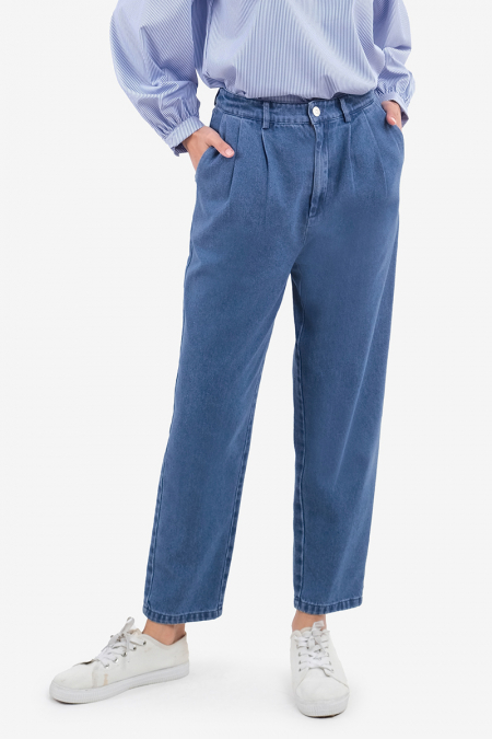 COTTON Parklynn Tapered Jeans - Medium Wash
