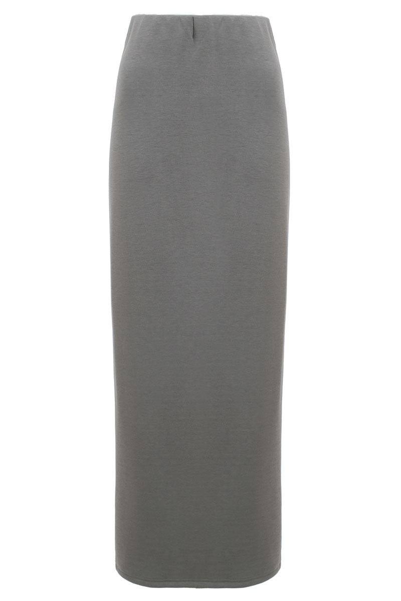 Atalya Pencil Skirt - Sage Grey - Poplook.com