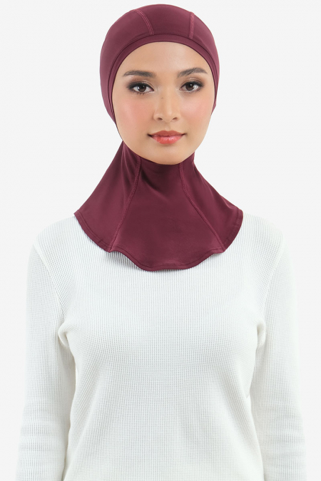 Helvi Swim Pullover Hijab - Cordovan