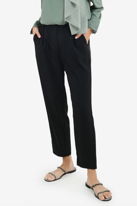 Dominique Tapered Pants - Black