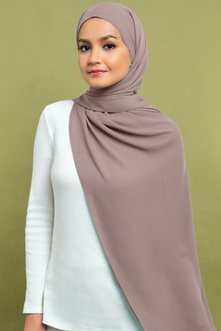 Janie Eyelash Headscarf - Taupe