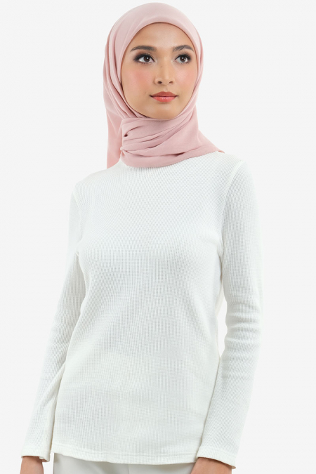 Kalia Bawal Eyelash Headscarf - Primrose Pink