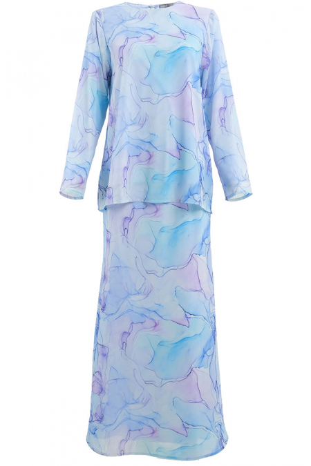 Sayang Blouse & Skirt - Purple Dreamland