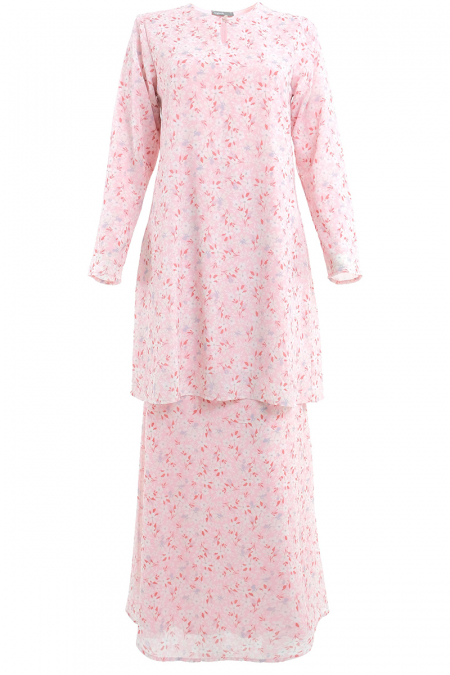 Gembira Blouse & Skirt - Pink Blossom