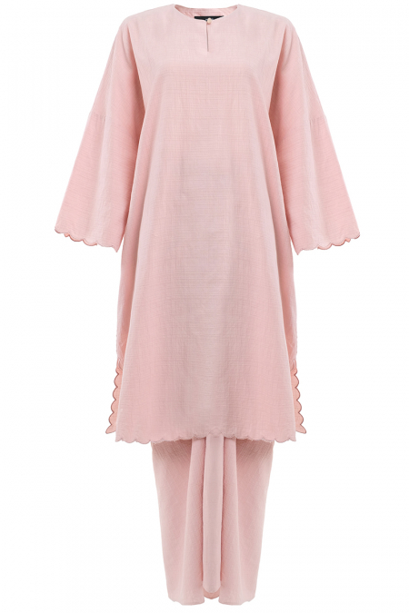 COTTON Popi Blouse & Skirt - Primrose Pink