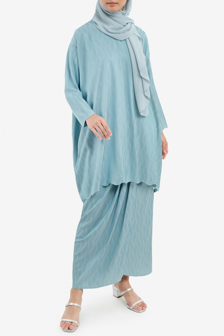 Alyssum Blouse & Skirt - Turquoise