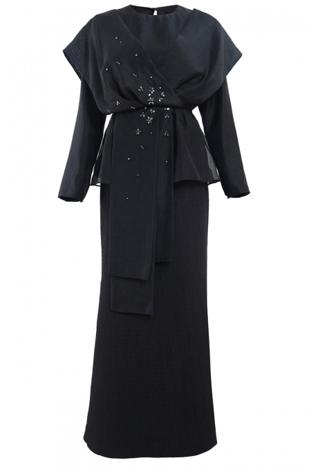 Turmalin Blouse & Skirt - Black