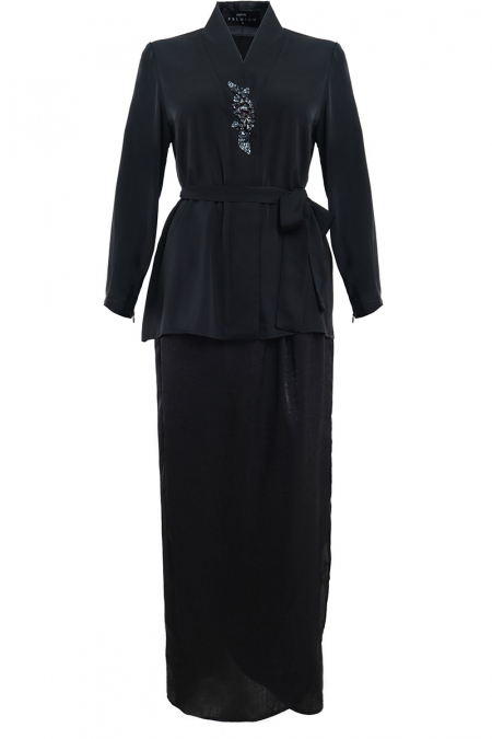 Basra Blouse & Skirt - Black
